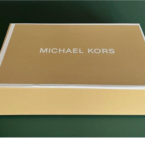 New Michael Kors Jet Set Travel Large Trifold Wallet Signature Brown / Gift Box - Picture 5 of 6